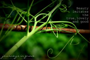 beauty imitates true lovely and good