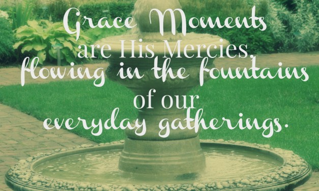 When Grace Spills like a Fountain – #GraceMoments Link Up