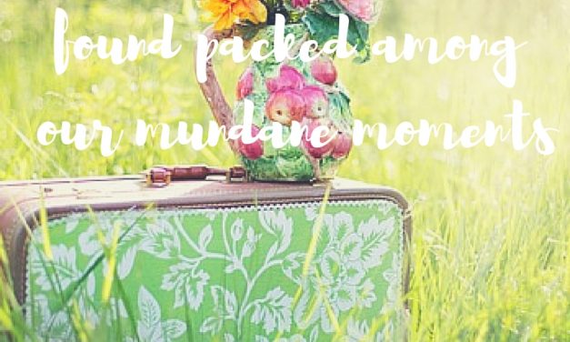 Unpacking Grace in the Mundane-#GraceMoments Link UP