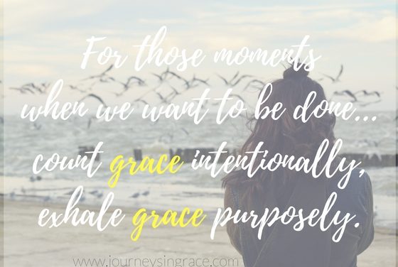 When counting grace keeps us going…#GraceMoments Link Up
