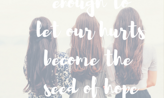 When grace allows us to heal the hurts of others…#GraceMoments Link Up