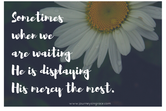 When God is working in the waiting…#GraceMoments Link Up