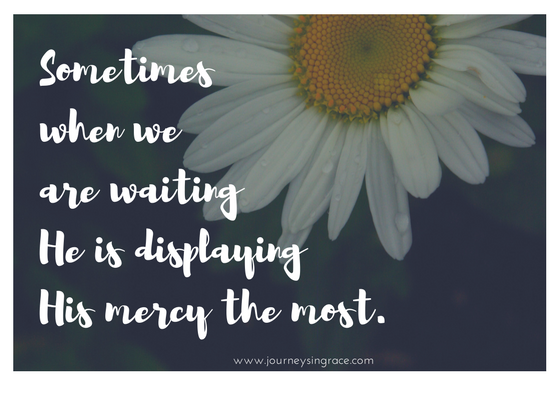 When God is working in the waiting…#GraceMoments Link Up