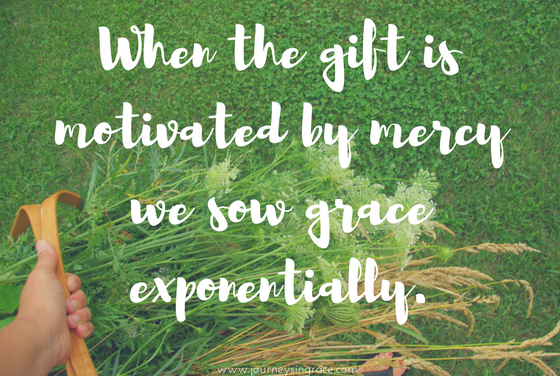 When we are motivated by mercy…#GraceMoments Link Up
