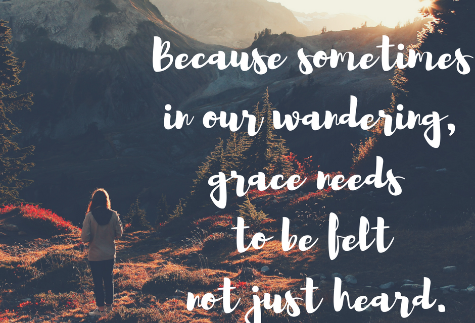 When we wander into grace…#GraceMoments Link Up