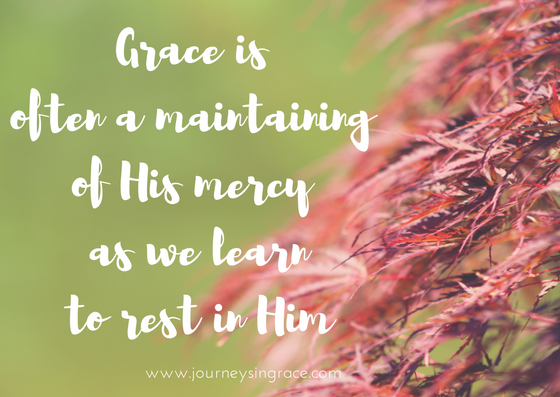 When we maintain grace through rest… #GraceMoments Link Up